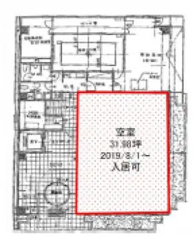 大手町22ビルの基準階図面