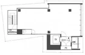 HH BUILDINGの基準階図面