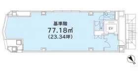 アクセス表参道ビルの基準階図面