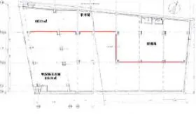 用賀店舗の基準階図面