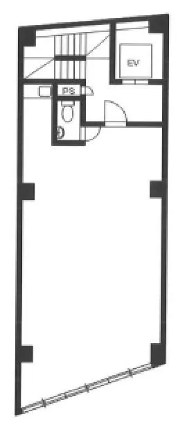 高商ビルの基準階図面