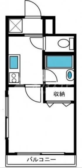 シャトレーヌ白金台ヒルズビルの基準階図面
