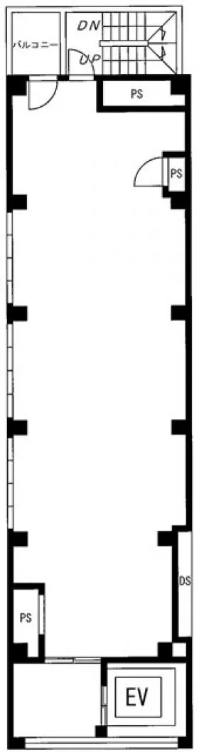 新宿 CENTER COURTの基準階図面