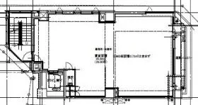 仮称)日比谷麻布十番ビルの基準階図面
