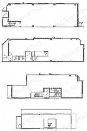 外神田3丁目賃貸戸建てビルの基準階図面