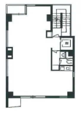 キクヤビルの基準階図面