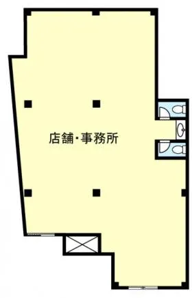 LaLaビルの基準階図面