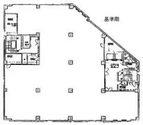 やまとビルの基準階図面