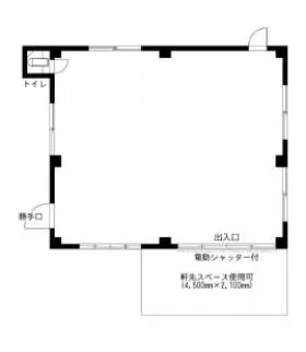 梅田ハイツビルの基準階図面