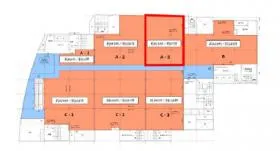 天神ショッパーズ福岡ビルの基準階図面