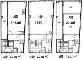 宮島レジデンスの基準階図面