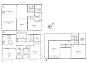 元麻布2丁目戸建ビルの基準階図面