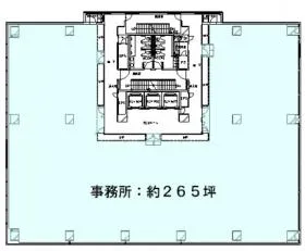 天神ビル新館の基準階図面
