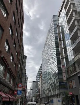 銀座貸店舗ビルの外観