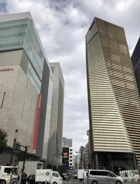 銀座貸店舗ビルの外観