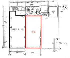SFI福岡ビルの基準階図面