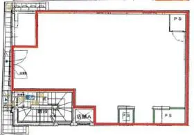 リードシー赤坂の基準階図面