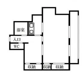 渋谷神山町ビルの基準階図面