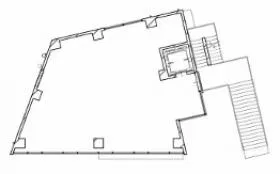 HIBICA原宿の基準階図面