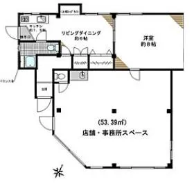 スカイビルの基準階図面
