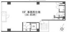 SRビルの基準階図面