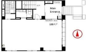 ダイナミックアート館ビルの基準階図面