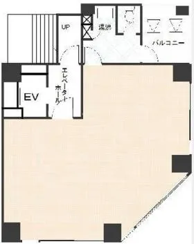 秋元ビルの基準階図面
