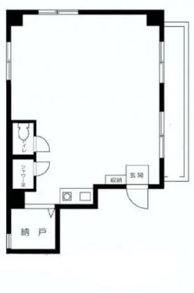 サントピア二子玉川第2ビルの基準階図面