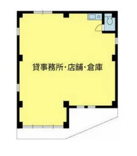 山吹町杉ビルの基準階図面