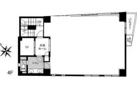 大塚二丁目ビルの基準階図面
