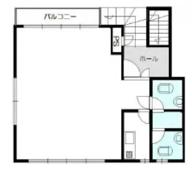 第2石上ビルの基準階図面