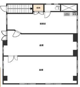 コーラルハイツ蓮根ビルの基準階図面