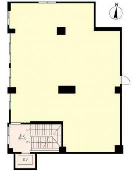大井ビルの基準階図面