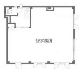 大井2丁目テナントビルの基準階図面