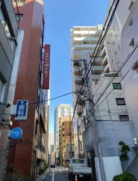 銀座3丁目一棟新築店舗ビルの外観
