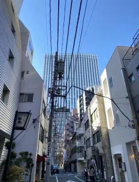 銀座3丁目一棟新築店舗ビルの外観