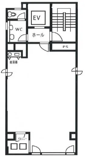 S&Uビルの基準階図面