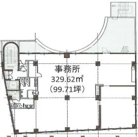 ニューホライズンエビスビルの基準階図面