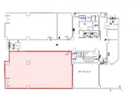 いちご博多東ビルの基準階図面