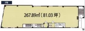 日興ビルの基準階図面