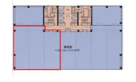 ふくぎん博多ビルの基準階図面