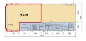 1091ビルの基準階図面