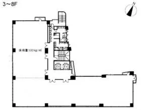 第7明星ビルの基準階図面