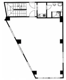 竹田ビルの基準階図面