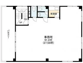 松岡ビルの基準階図面