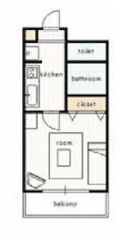 スカイコート九段下ビルの基準階図面