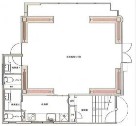 KYビルの基準階図面