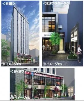 仮)赤坂3丁目ホテル計画の外観