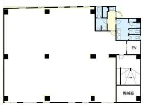 赤坂HMビルの基準階図面