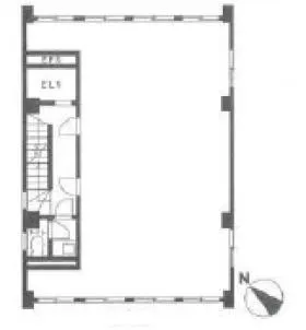 赤坂泉屋ビルの基準階図面